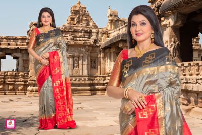 Pure Kanjivaram Silk Saree (adi87090)