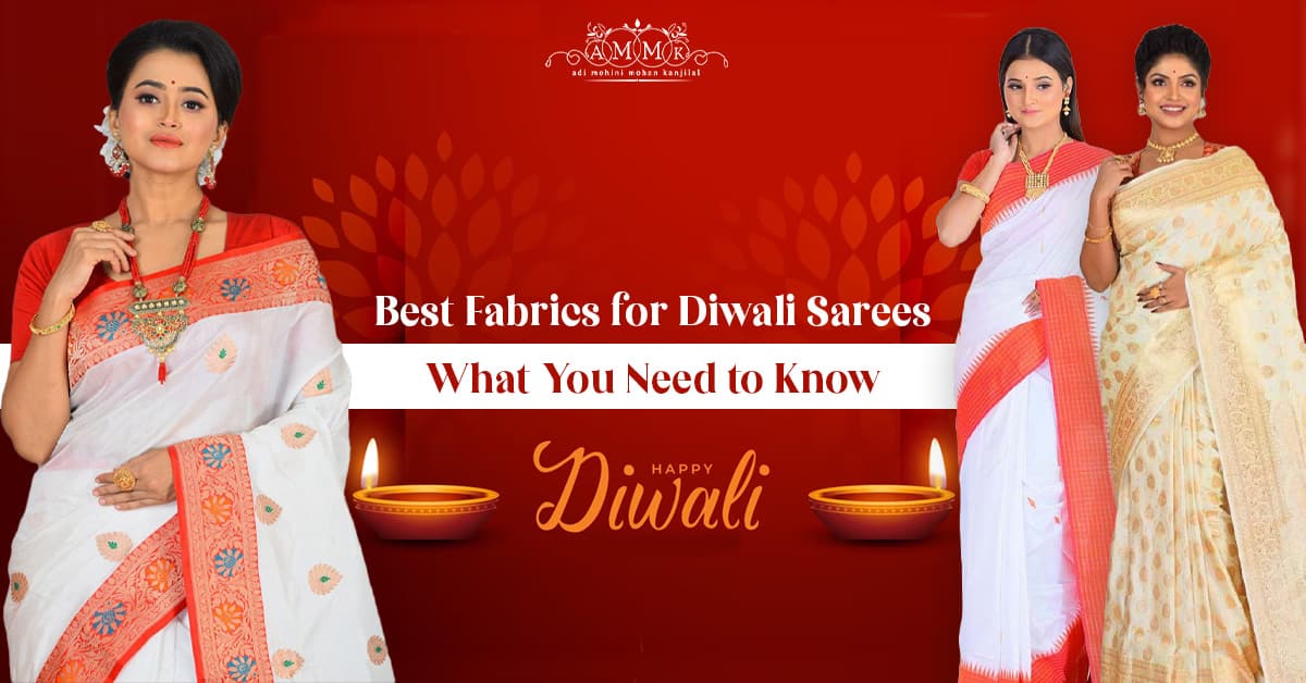 Best Fabrics for Diwali Sarees: What You Need to Know