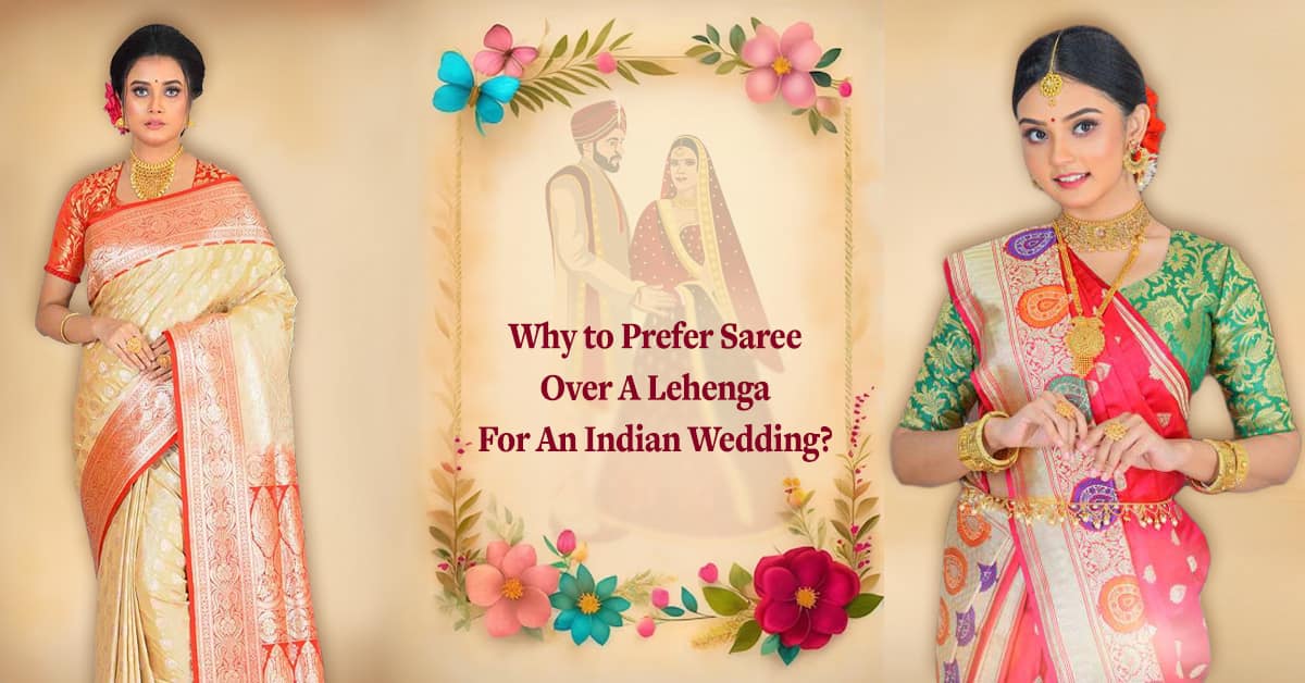 Why to prefer Saree over a Lehenga for an Indian Wedding?
