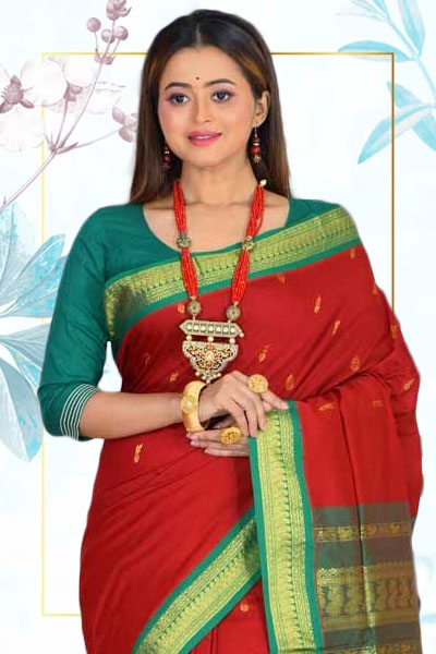 Linen Cotton Saree