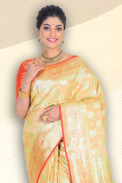 Designer Zardosi Banarasi Silk